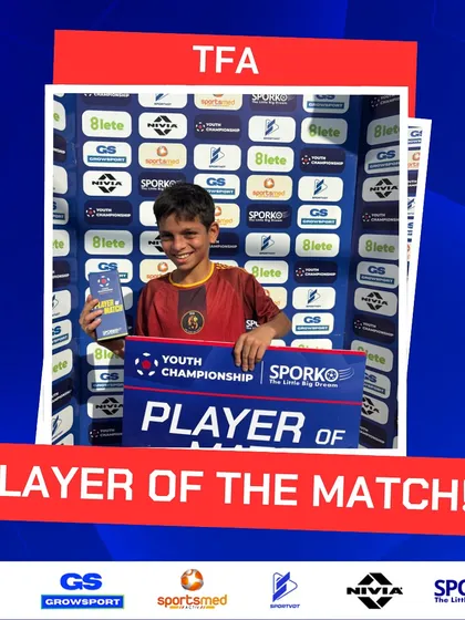 When talent meets passion, magic happens. Another Player of the Match award for one of our stars.