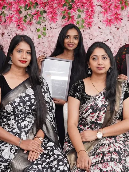 Celebrating another successful group of certified makeup artists. This is Batch 15, proudly holding their certificates after completing the Professional Bridal Makeup and Hairstyle course.