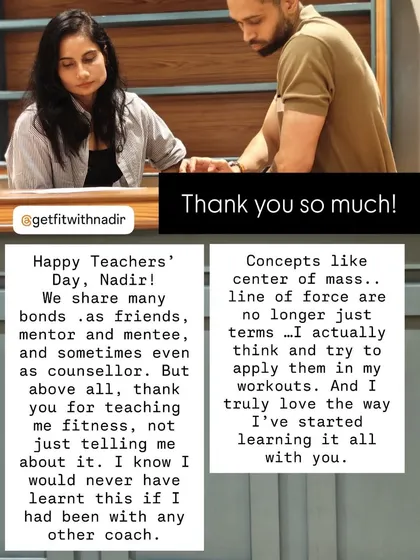 My goal is for you to outgrow needing me. This is what I mean when I say I teach, not just tell. When clients start understanding and applying concepts like center of mass and line of force on their own, I know I have done my job. You become the expert of your own body.