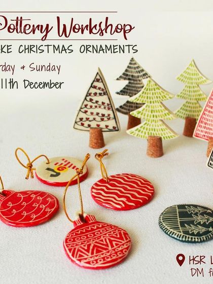 Get into the festive spirit with our one-day Christmas ornament workshop. It's a fun activity for the whole family.