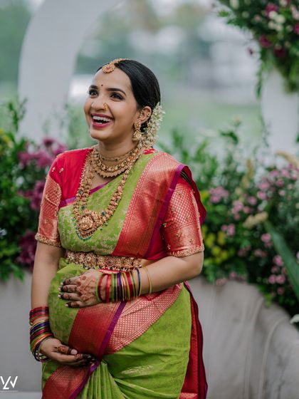 The pure happiness of a mother-to-be. My draping ensures she can enjoy every moment of her special day without any discomfort.