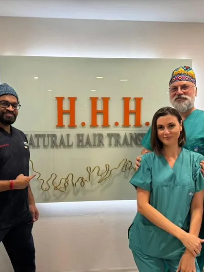 With my esteemed colleagues and faculty at the H.H.H. Natural Hair Transplant center during the FUEASIA workshop in Bangkok.