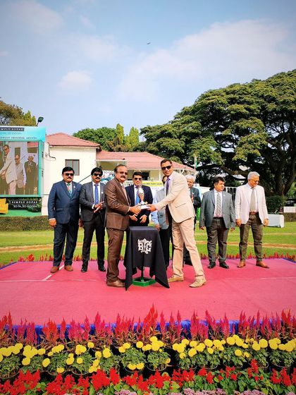 The Governor's Trophy presentation.