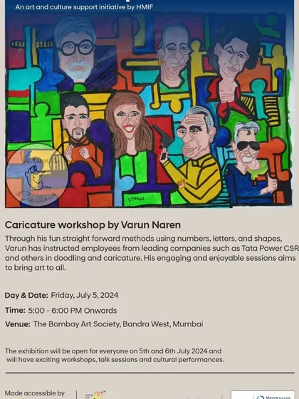I love bringing in guest experts to share their unique skills. This poster was for a special caricature workshop we hosted, giving my students a fun opportunity to learn how to capture personality and expression through simplified shapes and lines. It's one of the many ways we keep the artistic journey fresh and exciting.