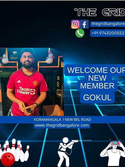 Welcoming Gokul to The Grid family. We're excited to have you.