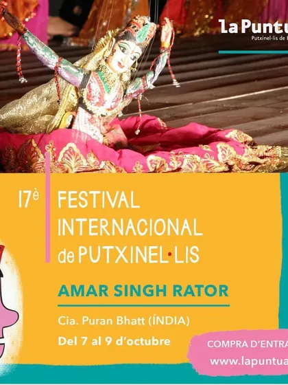 This was the poster for our performance at the International Puppet Festival in Barcelona, Spain. Taking our Rajasthani folk art to the world is a great honour. It shows that stories told with heart have no language barrier.