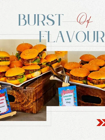 An epic birthday bash deserves epic food. For this Avenger-themed party, I served up "superhero sliders" for both chicken and veg lovers, proving that themed events can be both fun and delicious.