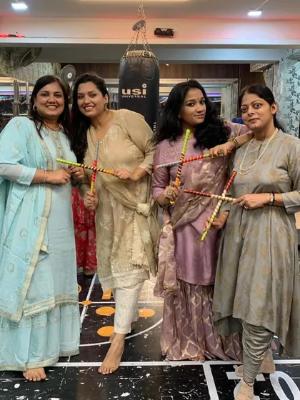 Our members dressed in beautiful traditional attire for our Garba Night. It's wonderful to see everyone come together to celebrate.