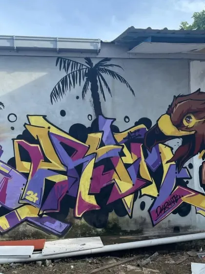 Malaysia, you beauty! This piece is a reminder of all the good things graffiti and art have given me. The opportunity to travel, to create, to connect.