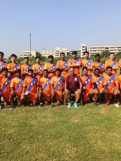 The entire group of our coaches who participated in the AIFF C and D license courses.