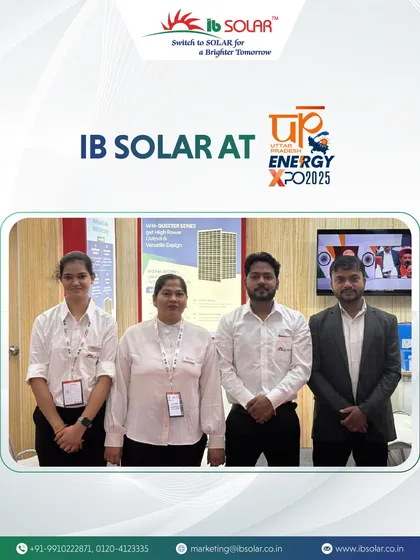 Another photo of our team at the UP Energy Expo. Our presence allowed us to connect with local partners and demonstrate our commitment to the region's solar growth.