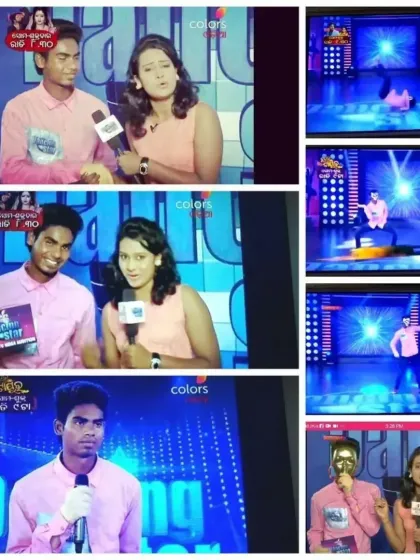 A collage of moments from the 'Dancing Star' TV show. These memories of performing on a big stage inspire us to create that same larger-than-life feeling for our clients.