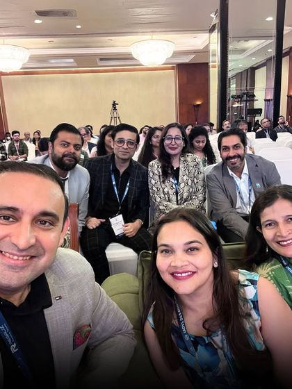 A moment with peers at the IADVL DSB Conclave. Every conversation reinforces my love for this journey in dermatology and the importance of lifelong learning.