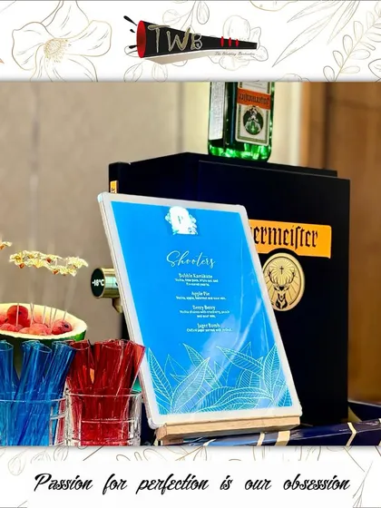 A dedicated shooters station featuring a Jägermeister machine, ready to get the party started.