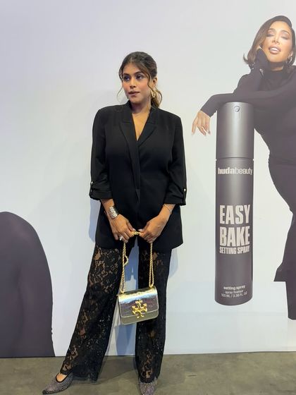 So honored to be invited to the exclusive launch of Huda Beauty's new setting spray. I love being able to bring the best and latest products to my clients.