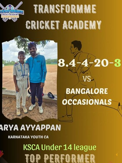 Transform Cricket Academy - Advanced Competitive Cricket Training The Record Breakers: Individual Player Achievements photo 45