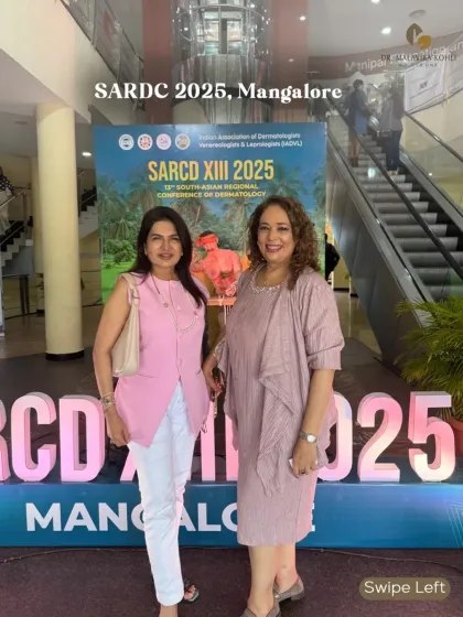 At the SARCD 2025 conference in Mangalore. These regional conferences are excellent platforms for sharing practical knowledge and discussing aesthetic goals.