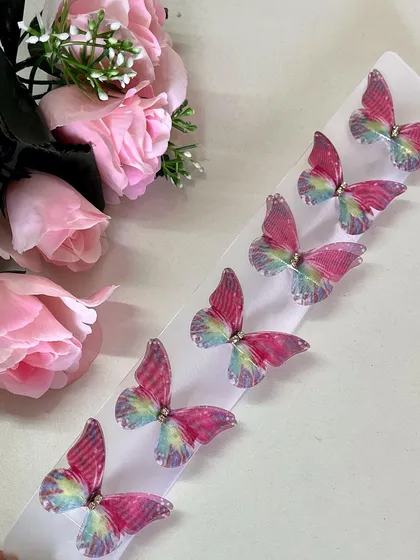 Butterflies in your hair, dreams in the air. These whimsical fabric butterfly clips let your imagination take flight.