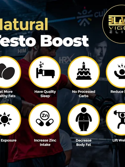 Looking to naturally boost testosterone? This infographic provides eight key lifestyle tips, including eating healthy fats, getting quality sleep, reducing stress, and lifting weights.