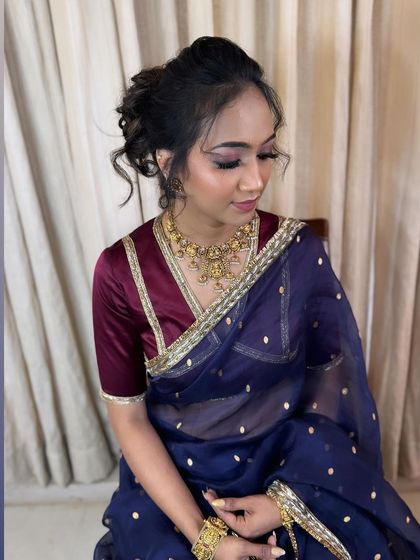 This hairstyle is perfect for someone who wants a sophisticated but not overly formal look.