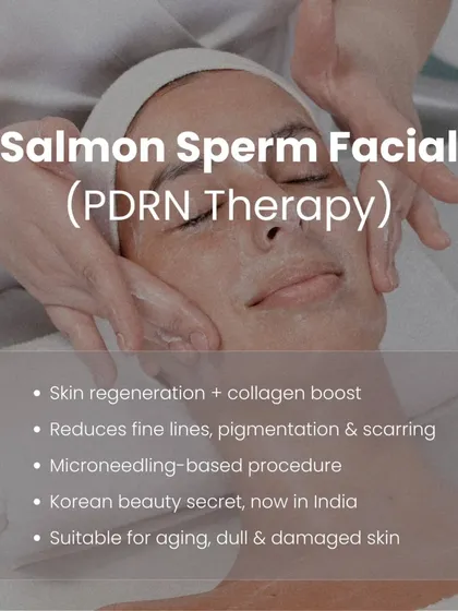 Discover the Salmon Sperm Facial, also known as PDRN Therapy. This advanced treatment is a Korean beauty secret that I now offer to target aging, pigmentation, and scarring. It works by promoting skin regeneration and boosting collagen through a microneedling-based procedure, helping you achieve that sought after glass skin look.