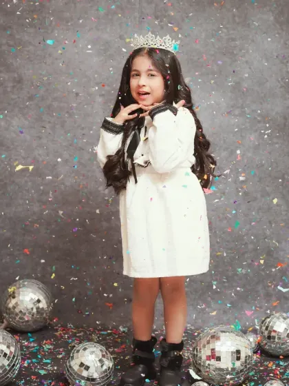 Turning another year older is a big deal. We design fun, stylish birthday shoots with props like confetti and disco balls to celebrate your child's personality.