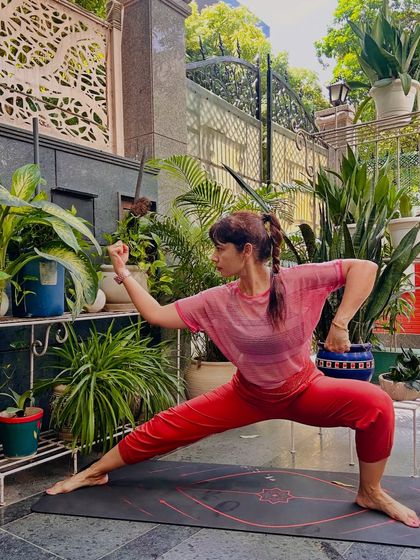 Here I am in a deep Tai Chi stance, a practice that builds balance, sharpens focus, and strengthens the body without high-impact stress. It is a moving meditation suitable for all ages, including children.