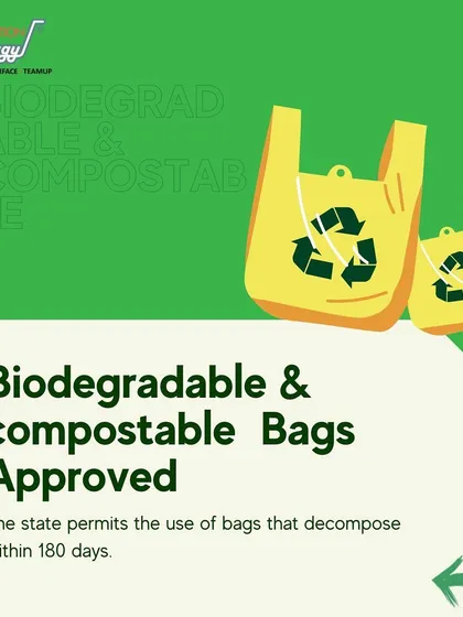 The future is biodegradable and compostable bags. With states like Karnataka approving their use, the market for products that decompose within 180 days is expanding rapidly, creating a significant business opportunity.