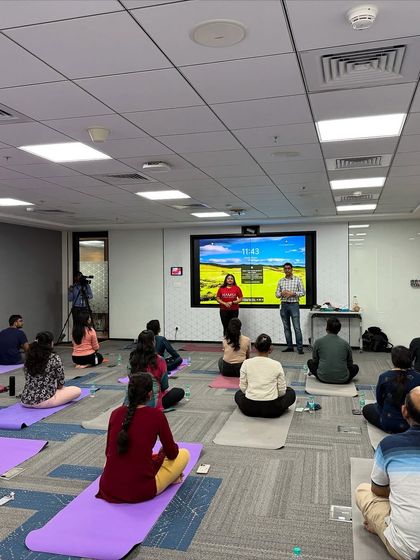 Hamsa Yoga - Corporate Yoga & Wellness Programs Yoga at Your Office photo 10