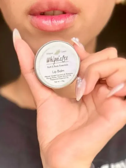 Our lip balms are packed with nourishing ingredients like coconut oil, which contains lauric acid to heal chapped lips, and sweet almond oil, which is rich in Vitamin E.