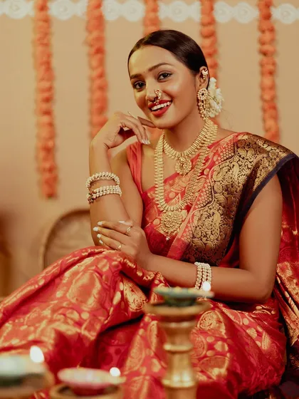The joy of Diwali, captured in my studio. I love creating these warm, festive sets to celebrate our culture, making for beautiful memories and traditional portraits.