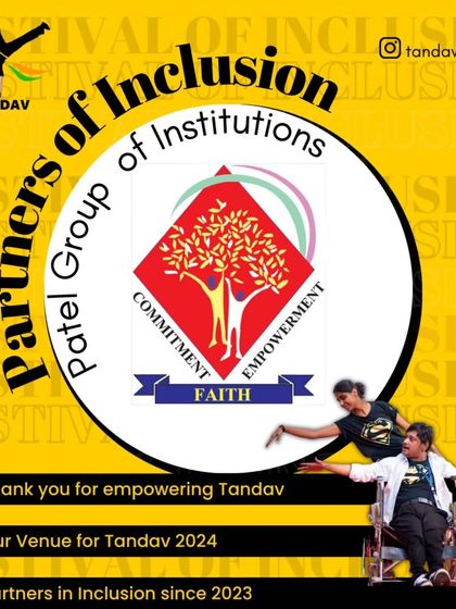 Our venue partners are crucial to our success. We are grateful to Patel Group of Institutions for sharing our vision and providing the space for Tandav since 2023, helping us make Bangalore more inclusive.