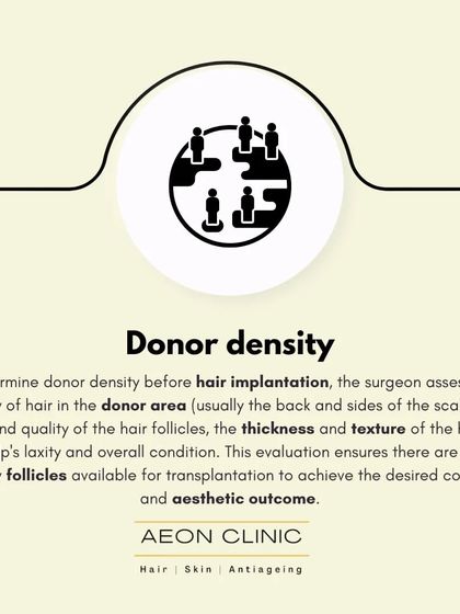 Donor density is critical. We assess the health, thickness, and texture of the hair in the donor area to ensure enough healthy follicles are available for transplantation.