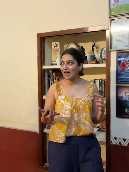A moment of expression from our 'Body Works' workshop. We guide participants to connect with their inner selves and use movement as a powerful tool for transformation.