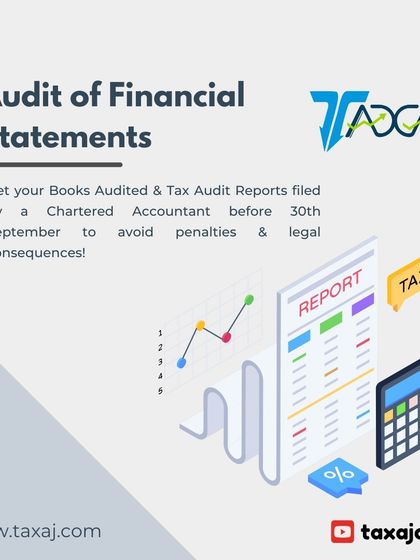 This thumbnail is for our video explaining the audit of financial statements and the importance of filing tax audit reports before the deadline to avoid penalties.