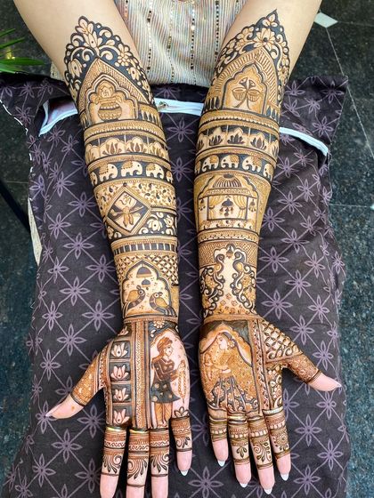 Umesh Kumar - Bridal & Wedding Mehandi Intricate Bridal Mehandi (Hands & Feet) photo 45