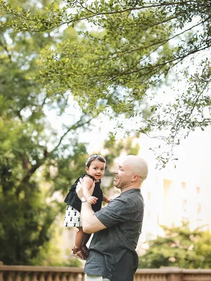 Happy Father's Day to all the wonderful dads. This shot of a father lifting his daughter into the air captures the pure joy and special bond they share.