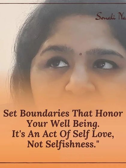 Setting boundaries is an act of self-love, not selfishness. It is about saying yes to yourself and prioritizing your well-being. It is an invisible, intangible act that protects your emotional and mental health.