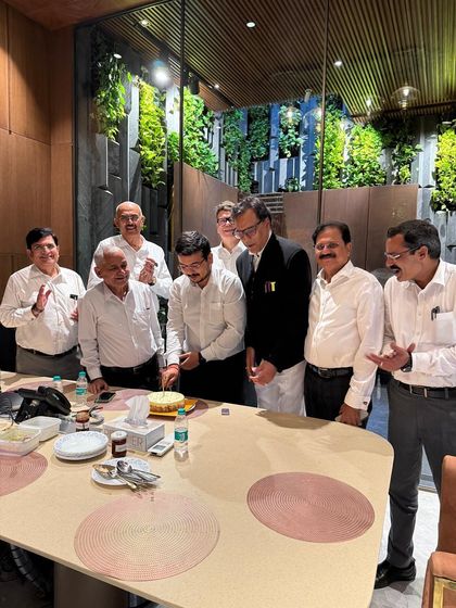 Celebrating a colleague's birthday during our weekly lunch. These gatherings are a perfect blend of professional fellowship and personal celebration.