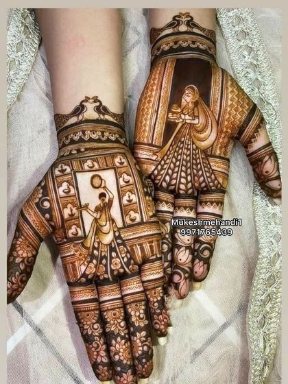 Mukesh Mehandi Art - Festival & Occasion Mehandi Karwa Chauth Specials photo 3