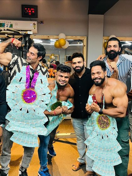 Celebrating with my team and friends. Their support means the world.