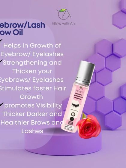 My Eyebrow and Lash Grow Oil is a natural way to get thicker, darker, and healthier brows and lashes.