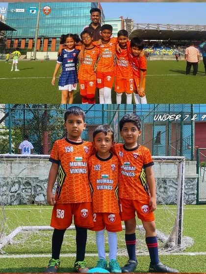 Our U7 and U9 warriors posing for a team photo. They bring incredible energy and passion to the field.