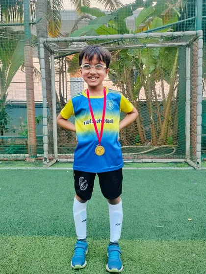 This player's positive attitude and consistent effort make him a deserving Player of the Month.