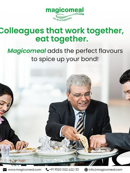 Colleagues that eat together, work better together. I add the perfect flavors to your team lunches, helping to spice up bonds and build camaraderie with every shared meal.