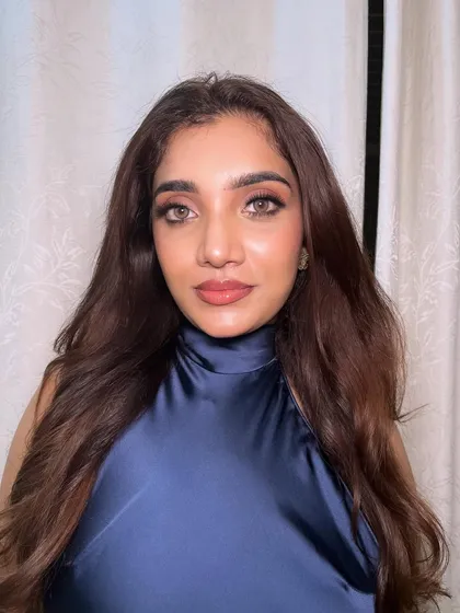 Achieving that 'glass skin' effect is one of my signatures. This look is all about luminous, dewy skin that looks healthy and hydrated, perfect for commercial shoots where a natural glow is key.
