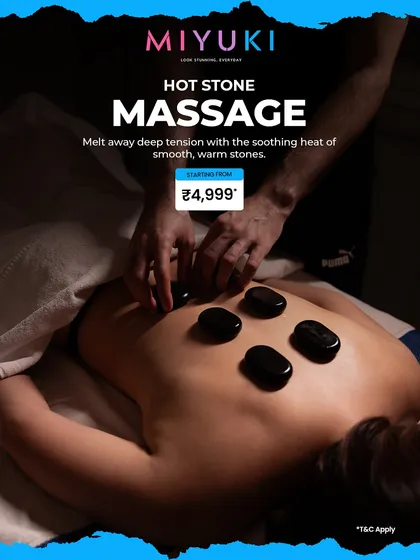 Discover the deep, penetrating warmth of our Hot Stone Massage. We place smooth, heated stones on key points of the body to release deep-seated muscle tension and improve circulation, offering a profoundly grounding and restorative experience.