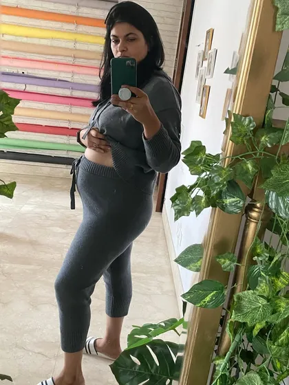 A side profile from early in my journey. Documenting progress, even when it's small, is key to staying motivated.