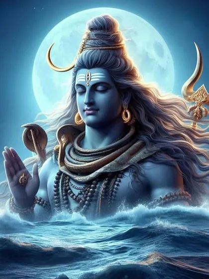 Mahadev, the supreme god, extends his blessings to all who seek to improve the world and make a positive difference.