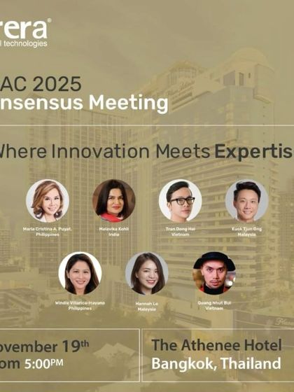 I was honored to be invited to the first APAC 2025 Consensus Meeting in Bangkok. This poster highlights the international faculty gathered to discuss where innovation meets expertise in aesthetics.